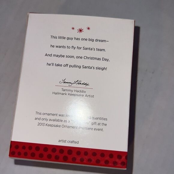 Hallmark 2013 Little Reindeer Keepsake Ornament - Picture 5 of 5